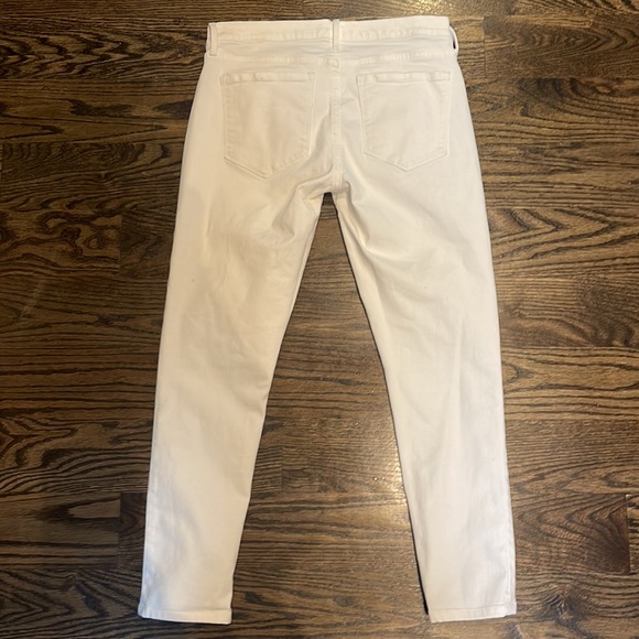 Banana Republic Premium White Denim jean’s 27p Skinny - Picture 4 of 4